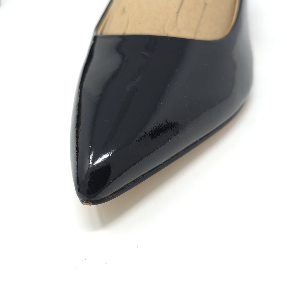 Marc Fisher Black Patent Mary Jane Block Heels 6M - Picture 7 of 12